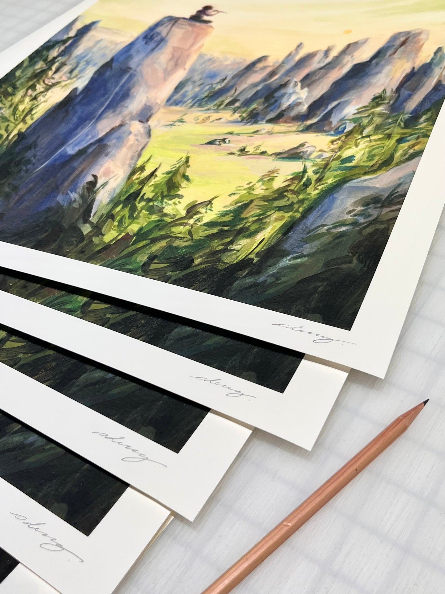 "The View From " (SJ 322) — Limited Edition of 10, Signed and Numbered (Copy)