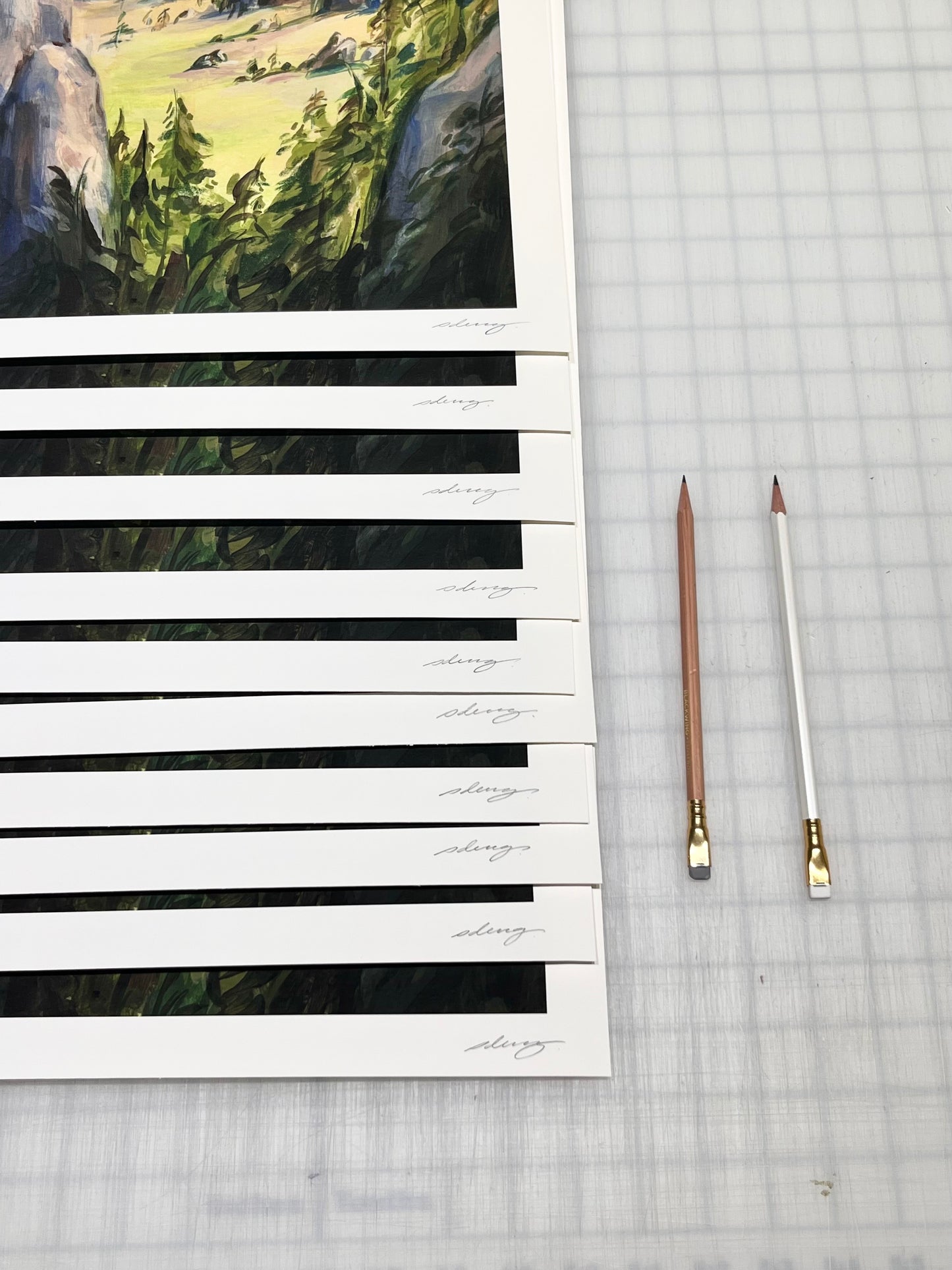 "The View From " (SJ 322) — Limited Edition of 10, Signed and Numbered (Copy)