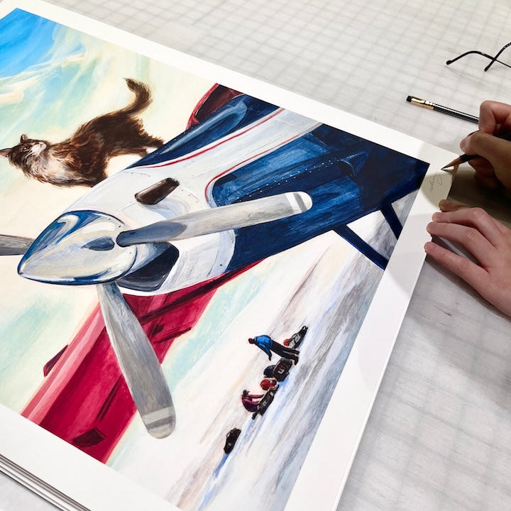 "Beaver the Cat" (SJ 325) — Limited Edition of 15, Signed and Numbered
