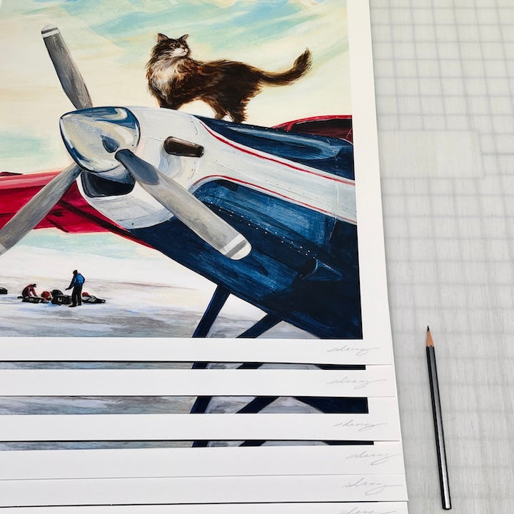 "Beaver the Cat" (SJ 325) — Limited Edition of 15, Signed and Numbered